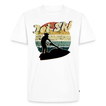 Jet Ski - Men's Premium Organic T-Shirt - white - Front - Nico (187cm)