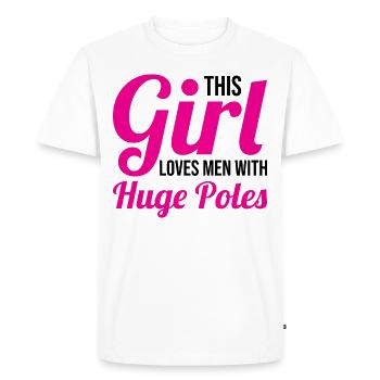 Fun Pole Vault Pole Vault Pole Vault - Men's Premium Organic T-Shirt - white - Front - Nico (187cm)