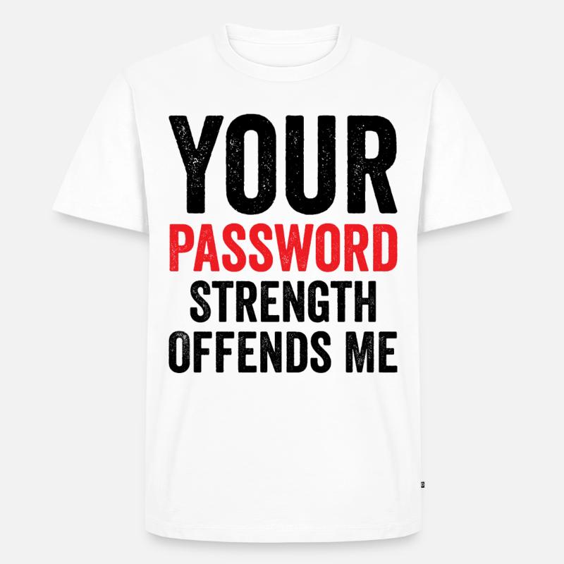 Cybersecurity Computersicherheit Cybersecurity - Männer Premium Bio T-Shirt - Weiß
