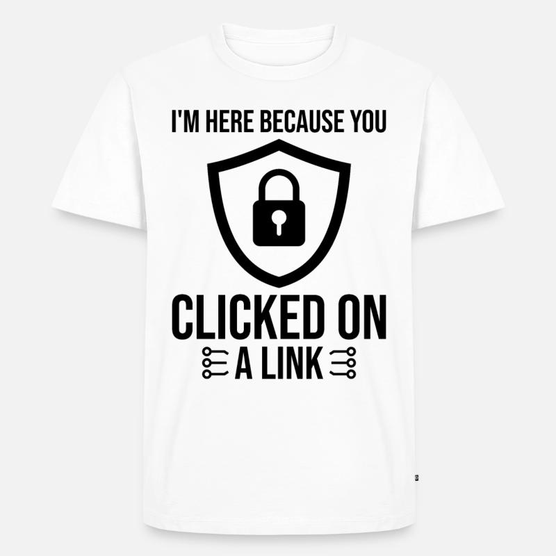 Cybersecurity Computersicherheit Cybersecurity - Männer Premium Bio T-Shirt - Weiß