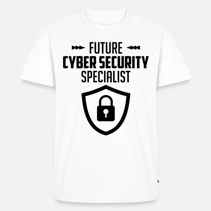 Cybersecurity Computersicherheit Cybersecurity - Männer Premium Bio T-Shirt - Weiß