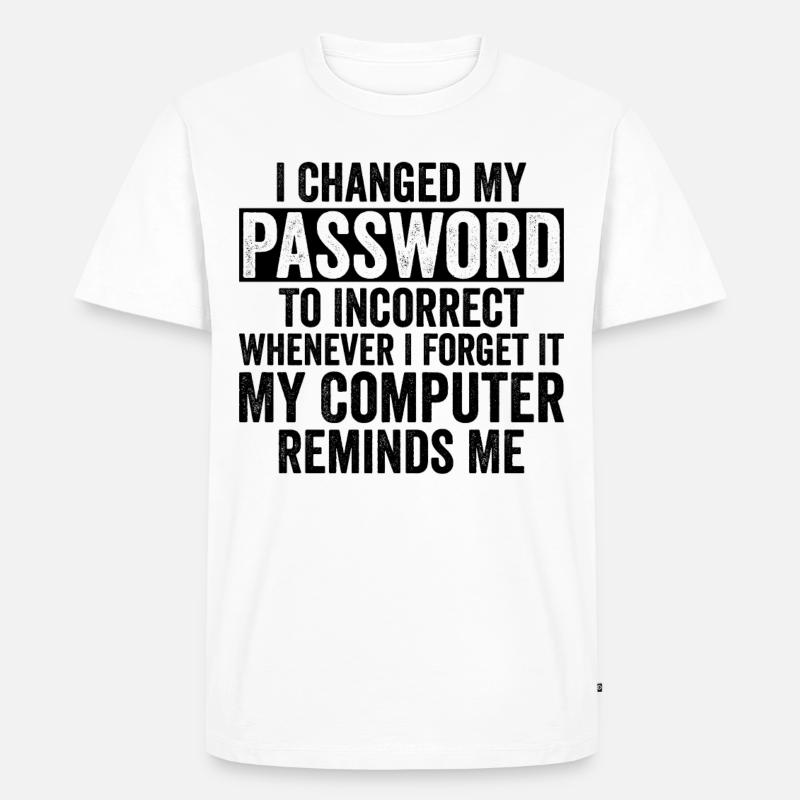 Cybersecurity Computer Security Cybersecurity - Men's Premium Organic T-Shirt - white