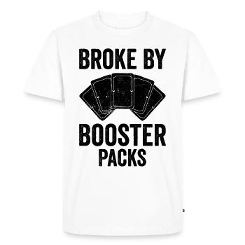 Funny Trading Card Game TCG - Men's Premium Organic T-Shirt - white - Front - Nico (187cm)