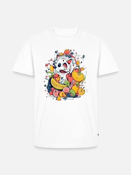 Monstro fruits n°3 - Men's Premium Organic T-Shirt - white