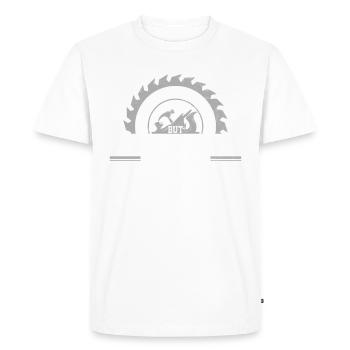 Menuisier cadeau de menuisier - T-shirt Premium bio Homme - blanc - Devant - Nico (187cm)