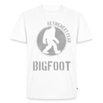 Bigfoot - T-shirt Premium bio Homme - blanc - Devant - Nico (187cm)