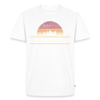 Millésime du Michigan - T-shirt Premium bio Homme - blanc - Devant - Nico (187cm)