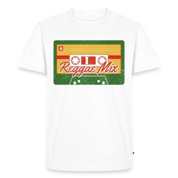 Reggae - T-shirt Premium bio Homme - blanc - Devant - Nico (187cm)