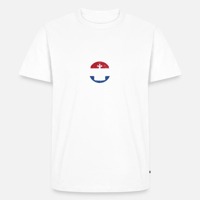 Amsterdam - Männer Premium Bio T-Shirt - Weiß