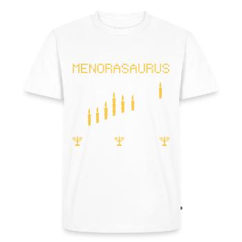 Hanoukka - T-shirt Premium bio Homme - blanc - Devant - Nico (187cm)