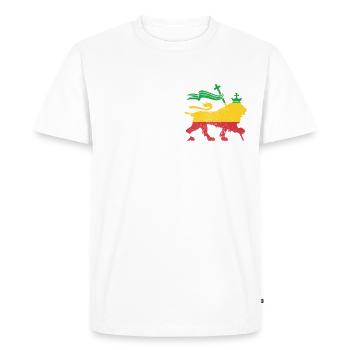 Cadeau Reggae Music Rastafarian Jamaica - T-shirt Premium bio Homme - blanc - Devant - Nico (187cm)