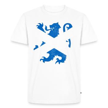 Écosse - T-shirt Premium bio Homme - blanc - Devant - Nico (187cm)