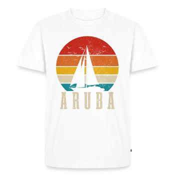 Aruba - T-shirt Premium bio Homme - blanc - Devant - Nico (187cm)