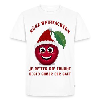 Sweet Cherry - Men's Premium Organic T-Shirt - white - Front - Nico (187cm)