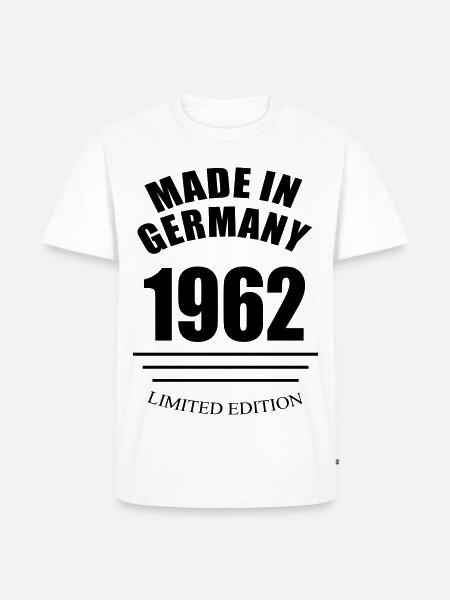 Made in Germany 1962 limited edition - Men's Premium Organic T-Shirt - white