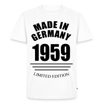 Fabriqué en Allemagne 1959 édition limitée - T-shirt Premium bio Homme - blanc - Devant - Nico (187cm)