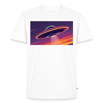 Ufo Fresh - T-shirt Premium bio Homme - blanc - Devant - Nico (187cm)