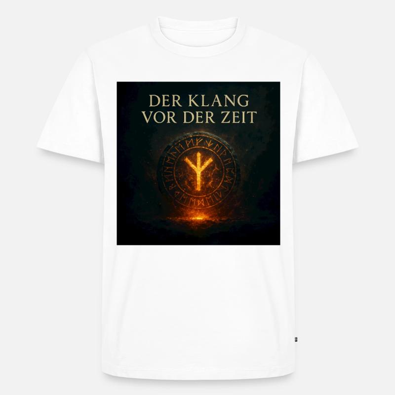Der Klang vor der Zeit - Männer Premium Bio T-Shirt - Weiß