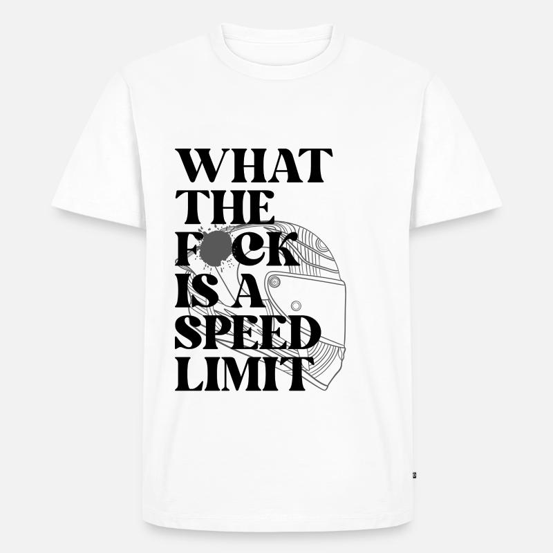 Auto - Männer Premium Bio T-Shirt - Weiß