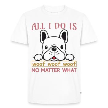 Tout ce que je peux faire... - T-shirt Premium bio Homme - blanc - Devant - Nico (187cm)