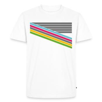 Road Bike - Mountain Bike - Race - Men's Premium Organic T-Shirt - white - Front - Nico (187cm)