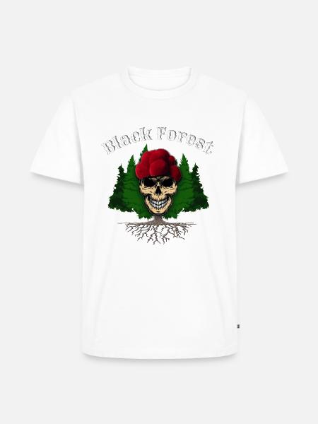 Black forest Tobera Style - Männer Premium Bio T-Shirt - Weiß