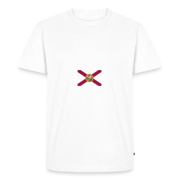 Floride - T-shirt Premium bio Homme - blanc - Devant - Nico (187cm)