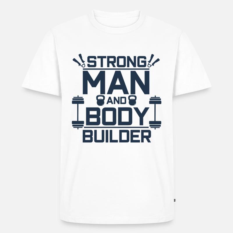 Bodybuilder - Männer Premium Bio T-Shirt - undefined