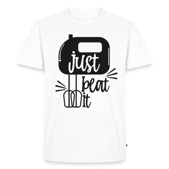 kitchen - Men's Premium Organic T-Shirt - white - Front - Nico (187cm)