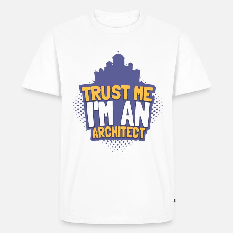 architecte - T-shirt Premium bio Homme - blanc