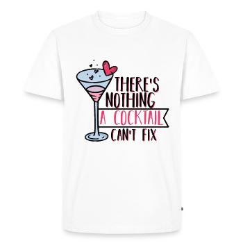 Cocktail - T-shirt Premium bio Homme - blanc - Devant - Nico (187cm)