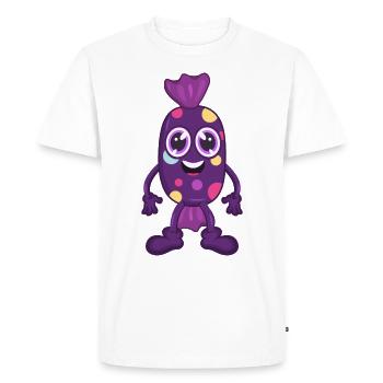 Candy candy - Men's Premium Organic T-Shirt - white - Front - Nico (187cm)