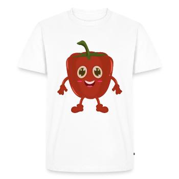 Bande dessinée Paprika - T-shirt Premium bio Homme - blanc - Devant - Nico (187cm)