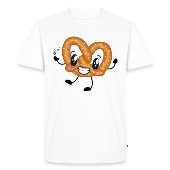 Bretzel bretzel - T-shirt Premium bio Homme - blanc - Devant - Nico (187cm)