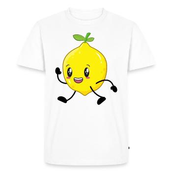 citron - T-shirt Premium bio Homme - blanc - Devant - Nico (187cm)