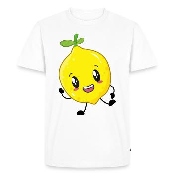 citron - T-shirt Premium bio Homme - blanc - Devant - Nico (187cm)