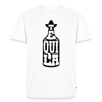 Tequila - T-shirt Premium bio Homme - blanc - Devant - Nico (187cm)