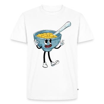 Muesli - T-shirt Premium bio Homme - blanc - Devant - Nico (187cm)