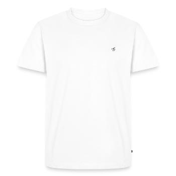 Papillon noir et blanc - T-shirt Premium bio Homme - blanc - Devant - Nico (187cm)