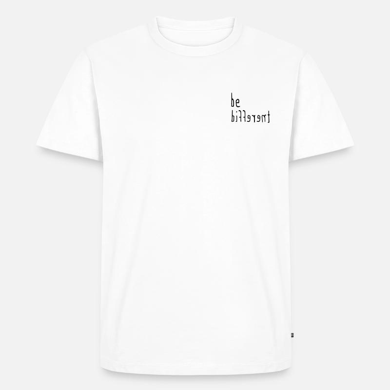 La différence est différente - T-shirt Premium bio Homme - blanc