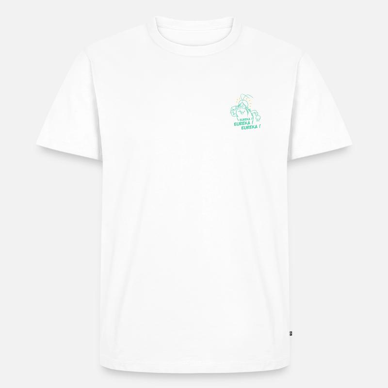 Eureka Eureka Eureka Hello Maestro - Männer Premium Bio T-Shirt - Weiß