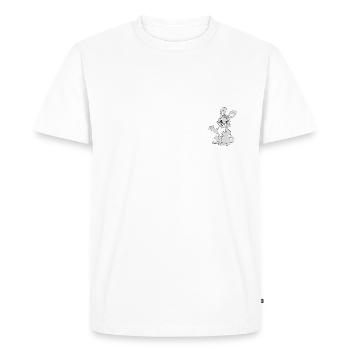 Sweet - Men's Premium Organic T-Shirt - white - Front - Nico (187cm)