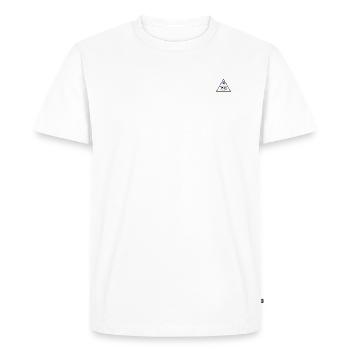 Focus - Männer Premium Bio T-Shirt - Weiß - Vorne - Nico (187cm)