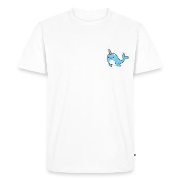 Nemo le narwal - T-shirt Premium bio Homme - blanc - Devant - Nico (187cm)