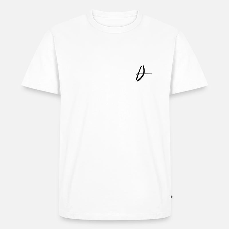 Étiquette Bowhunter - T-shirt Premium bio Homme - blanc