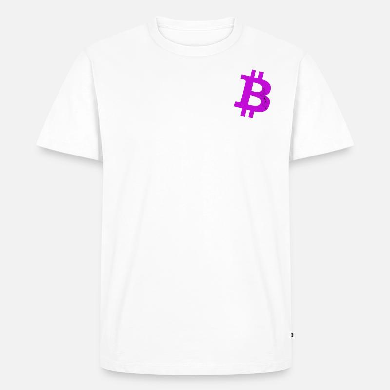Marchio KryptoSurfer - Maglietta ecologica premium da uomo - bianco