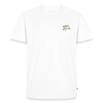 Côté ensoleillé 1 - T-shirt Premium bio Homme - blanc - Devant - Nico (187cm)