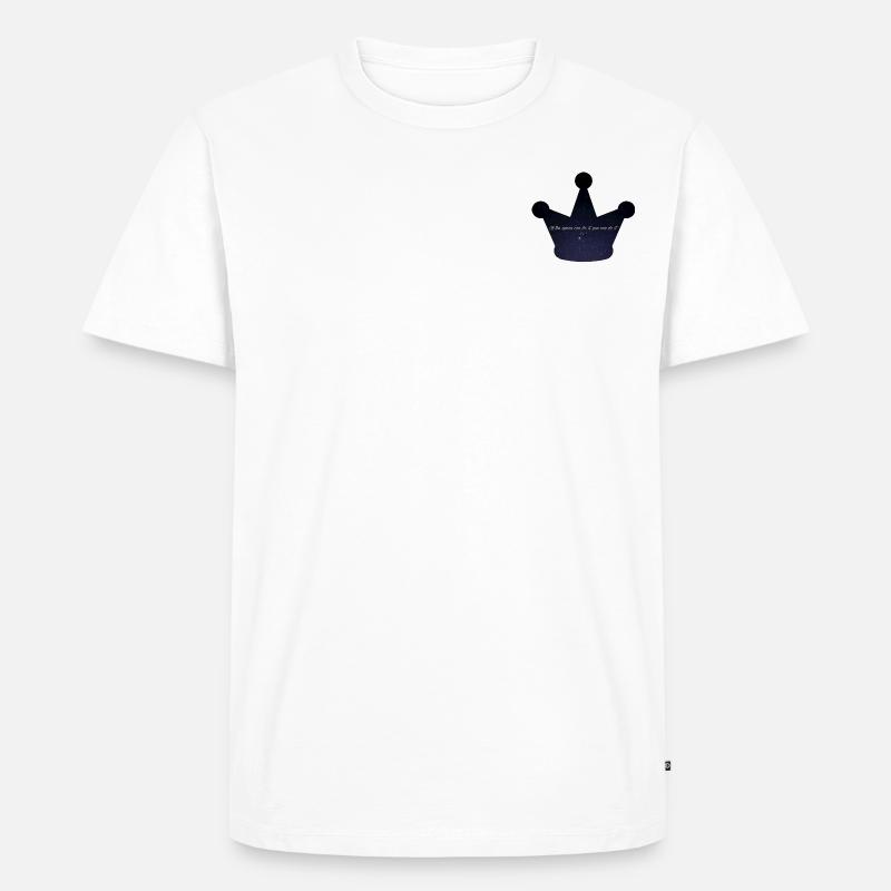 Queen - Männer Premium Bio T-Shirt - Weiß