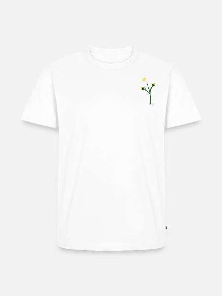 Löwenzahn - Männer Premium Bio T-Shirt - Weiß