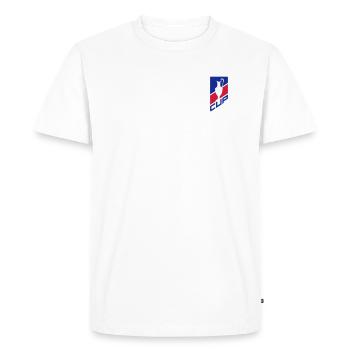Coupe - T-shirt Premium bio Homme - blanc - Devant - Nico (187cm)